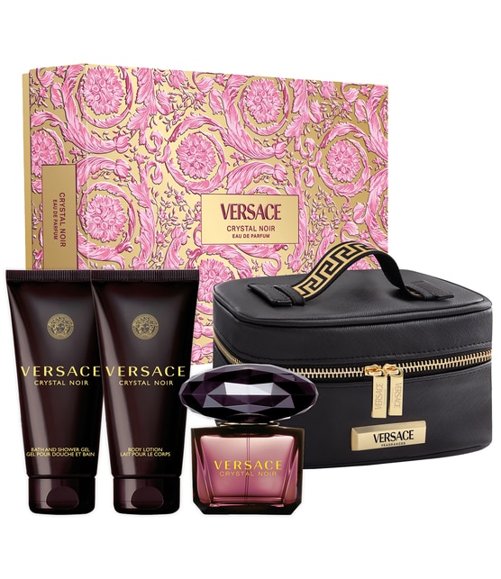 Kit Coffret Versace Crystal Noir Feminino Eau de Parfum